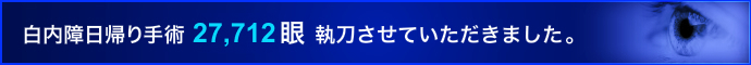 白内障日帰り手術件数